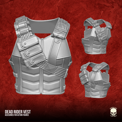 1.png Death Rider Vest 3D printable File for Action Figures