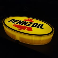 20230626_042250.jpg Fichier 3D Logo Pennzoil Light・Design pour imprimante 3D à télécharger