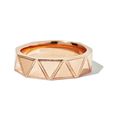 2.jpg Triangular Faceted Oxidised Silver Ring Band