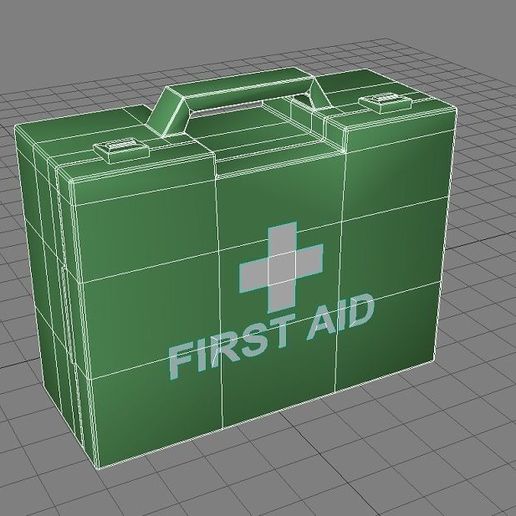 3D file First Aid Kit 3D Model ⚕️ ・3D printable model to download・Cults