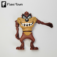Flexi-Town-Taz,-I3.png Flexi Taz, figurine articulée, 3mf inclus
