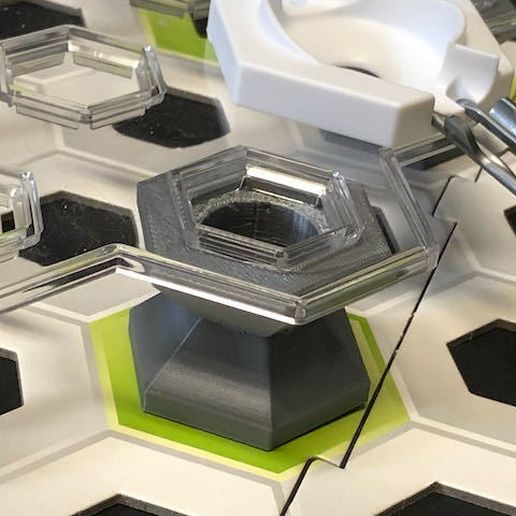 Marble Run to Gravitrax Faceted Riser 3D model