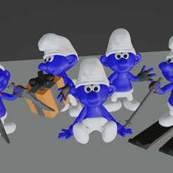 smoulove-3.png Free STL file Smurf・3D printable model to download