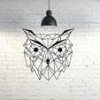 47.Owl2.jpg Owl II Wall Sculpture 2D