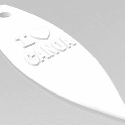 surfILCanoa1.jpg Archivo STL I love Canoa Surf Keychain・Idea de impresión 3D para descargar