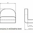 dimensions-ns.jpg WALL MOUNT FOR LP'S 5 MM (DOUBLE-SIDED TAPE)