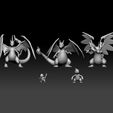 Charizard.jpg Файл STL Pokemon Charmander Charmeleon Charizard Mega Evolution 3D печатная модель・3D-печатная модель для загрузки