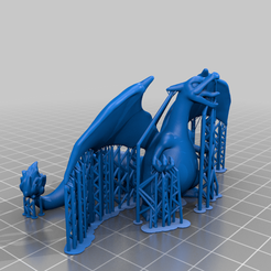 de3c92e5-634f-44cc-a20b-56ae21f11bba.png Archivo 3D gratis Charizard presupported_fixed・Modelo de impresión 3D para descargar