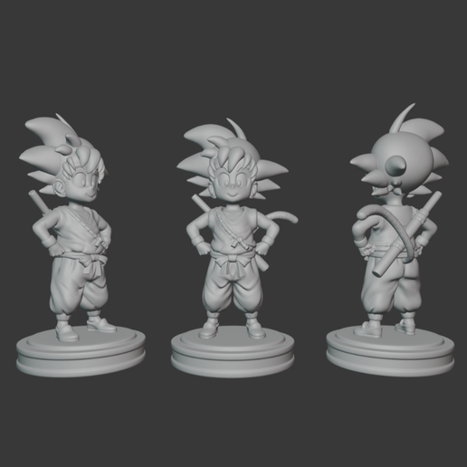 Goku-3-render.png Son Goku Kid - Dragon Ball Z - Super - Daima - GT