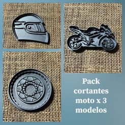 366F591C-5AEF-4F96-9B50-9F1361AB9639.jpeg Pack x 3 Cutters with motorcycle designs