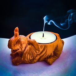 IMG_3896.jpeg STL-Datei Candle Elephant・Modell zum Herunterladen und 3D-Drucken