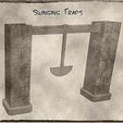 02.jpg Swinging Traps for Dungeons and Dragons, Pathfinder, Warhammer or Tabletop fantasy games.