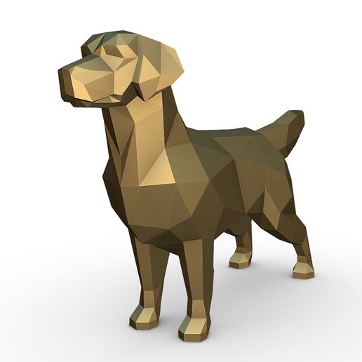 Golden Retriever figure 3D model