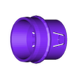 GCM8SJL_Hose_Adapter_50mm.stl Bosch GCM8SJL Адаптер вакуумного шланга циркулярной пилы 50 и 40 мм (ввинчивающийся)