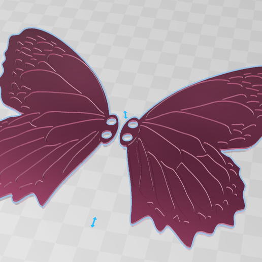 Capture-d’écran-2021-03-03-122323.png STL file Butterfly shoe wings・3D printer design to download, Daelys