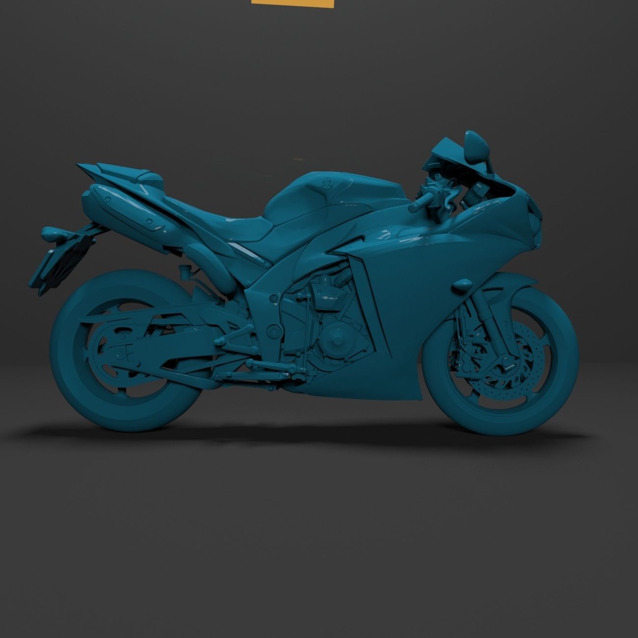 Free 3D file Yamaha YZFR1 1000 3D Printable Model・3D printer design to