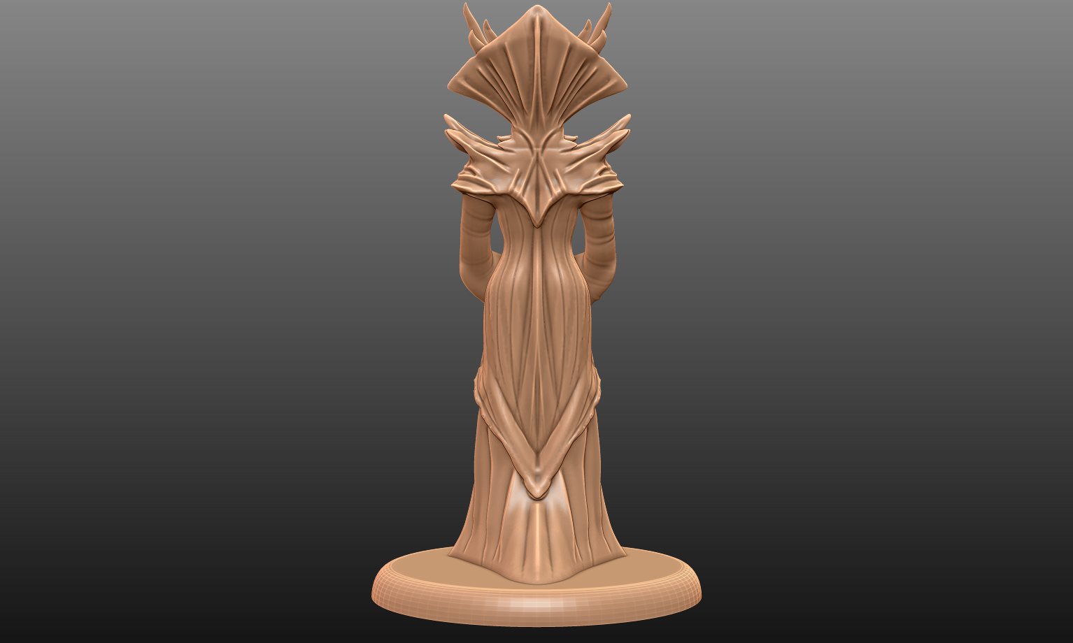 3.png Download free STL file Supportless Head Enchantress - Tabletop Miniature • 3D printing design, M3DM