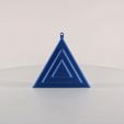 Additive-Triangle-Ornament-ADT1-by-Slimprint-2.jpg Additive Triangle Tree Ornament, Christmas Decor by Slimprint