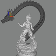 QQ截图20200714110655.png Free STL file Dragon Ball Goku with the Dragon・3D print design to download