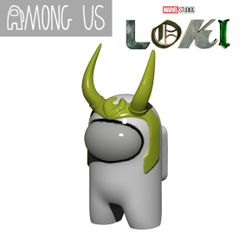 LOKI1.jpg STL file AMONG US - LOKI・3D print design to download