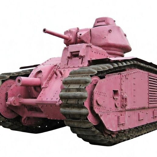 Pink B1 BIS French Tank