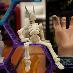 anubis.png Free STL file New heads for the tinkercad skeleton!・3D printable model to download