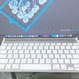 IMG_6867.JPG Apple Wireless Keyboard to Apple Cinema Display hook