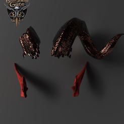 Karlach_Avernus_Leather_Armour_Outfit_1492_DR.png Baldur's Gate 3 Karlach Avernus Leather Armour Hors and Ears Cosplay