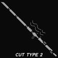 IZANAMI-CUT-TYPE-2.jpg IZANAMI - GHOSTRUNNER SWORD FOR COSPLAY - STL MODEL 3D PRINT FILE
