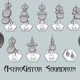 MicroTrek-AstroGators1.jpg MicroFleet AstroGator Squadron Starship Pack