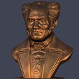 16.jpg Arthur Schopenhauer 3D printable sculpture 3D print model