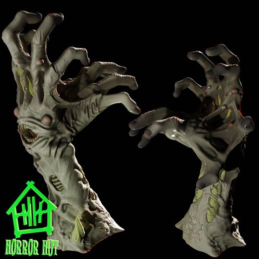 SCARY SPLIT HAND・ STL File for 3D printing・Cults