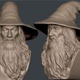 product_image_12482.jpg Archivo 3D Busto de Gandalf・Diseño de impresión en 3D para descargar