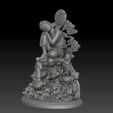 3.jpg Gelassener Buddha 3D-Druck Modell