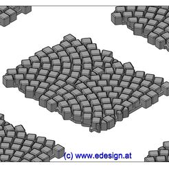 c0.jpg STL-Datei Cobble Stone System Round - Piece C0・3D-Druckvorlage zum Herunterladen