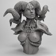 1d028a3e528b386e6aadcff28b4b3adc_display_large.jpg Free STL file Horned female・3D printing design to download