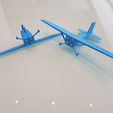 Capture d’écran 2018-05-04 à 11.18.48.png Download free STL file Airplane Model for Flight School • Template to 3D print, FABtotum