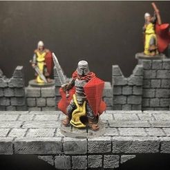 cc44dc8ac1f07f4a773d2dcbf835159d_preview_featured.jpg Free STL file Knight (28mm scale Wrath & Ruin preview model)・3D printer model to download