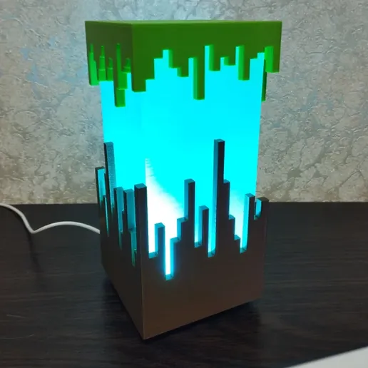 Minecraft lamp v.2