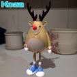 RENO-14.jpg Rudolf the Reindeer with movement and luminous nose