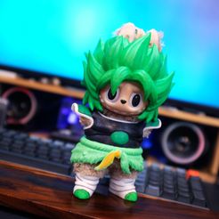 Labubu Accessories - Broly Hair -Dragon Ball costume for Halloween