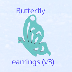 butterfly-v3-final.png Archivo STL gratis Pendientes mariposa (v3)・Modelo imprimible en 3D para descargar, raimoncoding
