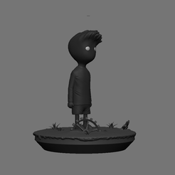 1.png Fichier OBJ STATUE LIMBO・Modèle imprimable en 3D à télécharger