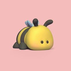 Cod300-Small-Eyes-Bee-2.jpeg Файл 3D Пчела с маленькими глазками・3D-печатная модель для загрузки