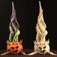 IMG_7571_klein.jpg Бесплатный STL файл Tabletop plant: "Halloween 2020" (Alien Vegetation 28)・3D-печатная модель для скачивания