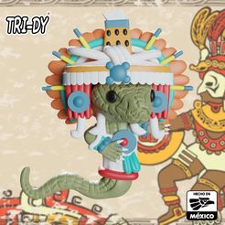 quetzalcoatl.jpg Archivo STL Funko POP Quetzalcóatl Quetzal Mexico・Modelo imprimible en 3D para descargar