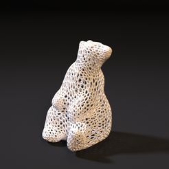 10000.jpg 3D file Polar bear・Model to download and 3D print