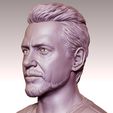 09.jpg Robert Downey 3D portrait sculpture