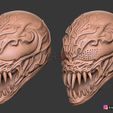 02.jpg Venom Carnage mask - Venom 2021 - Marvel comics Cosplay 3D print model
