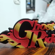 5.png 3D MULTICOLOR LOGO/SIGN - Ghost Rider